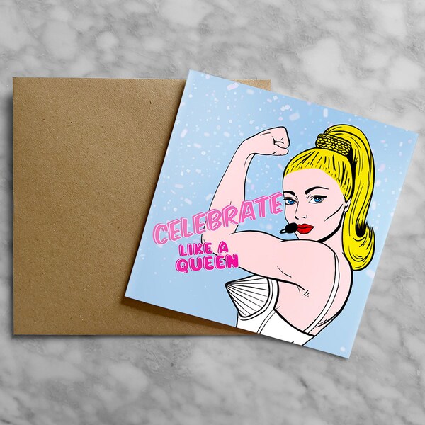 Madonna Inspired Greeting Card