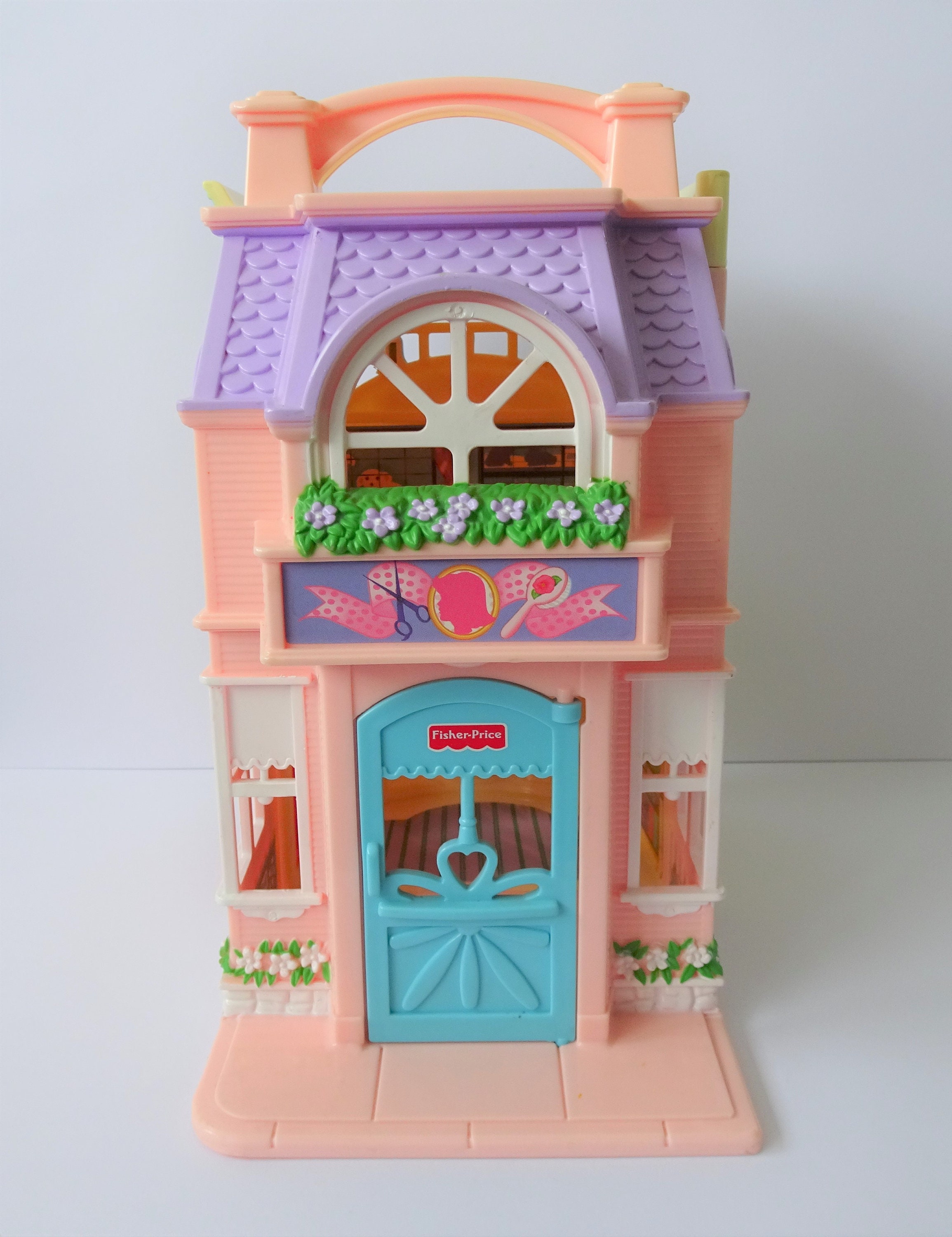 Vintage Fisher Price Sweet Streets Pet Shop & Beauty Salon 