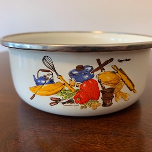 Vintage Enamelware Bowl