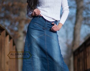 long denim skirts for sale