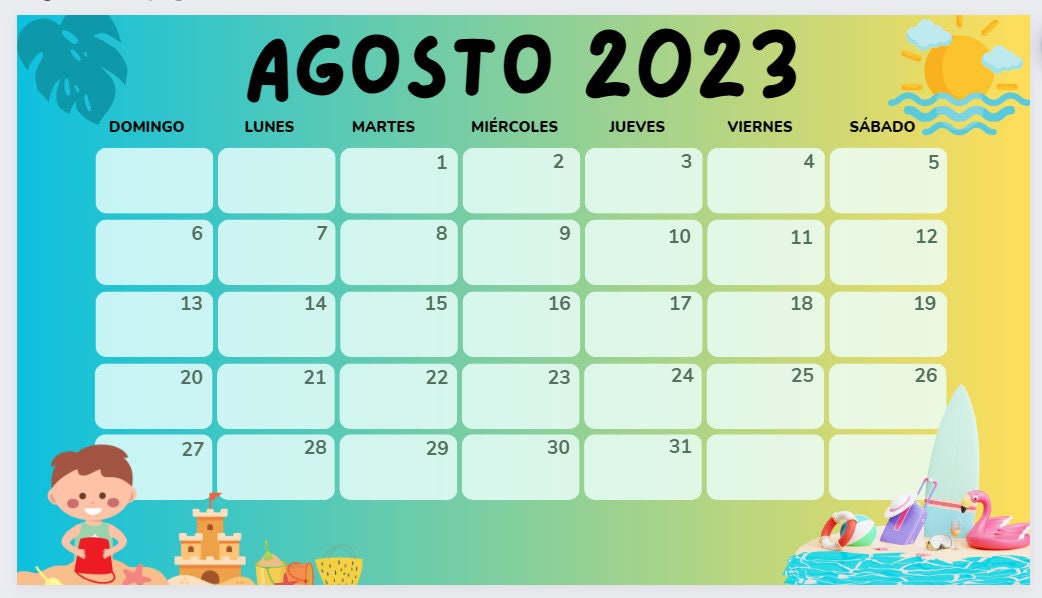 Spanish Bilingual Calendar 2023 - Etsy