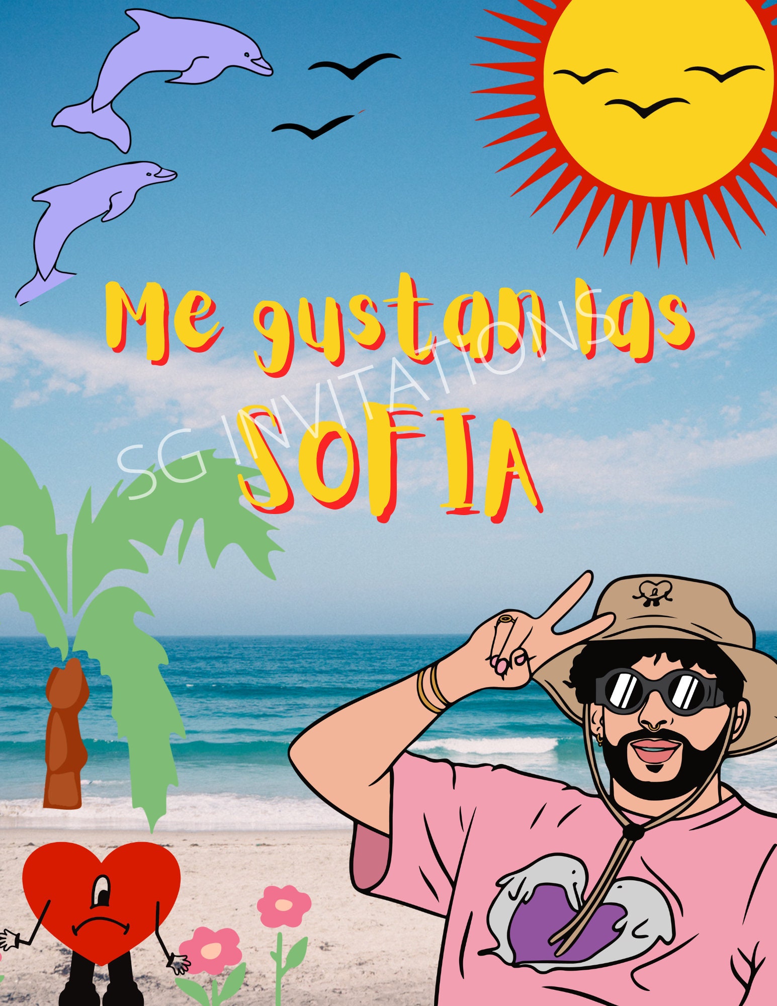 Un Verano Sin Ti Bad Bunny Customized Image - Etsy