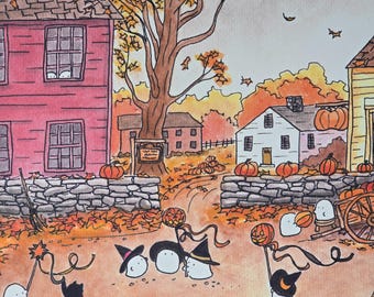 8x10 Signed Print "New England Spooky Season"