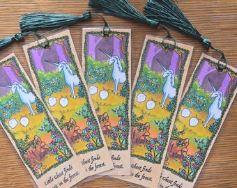 Little Ghost and a Unicorn Bookmark