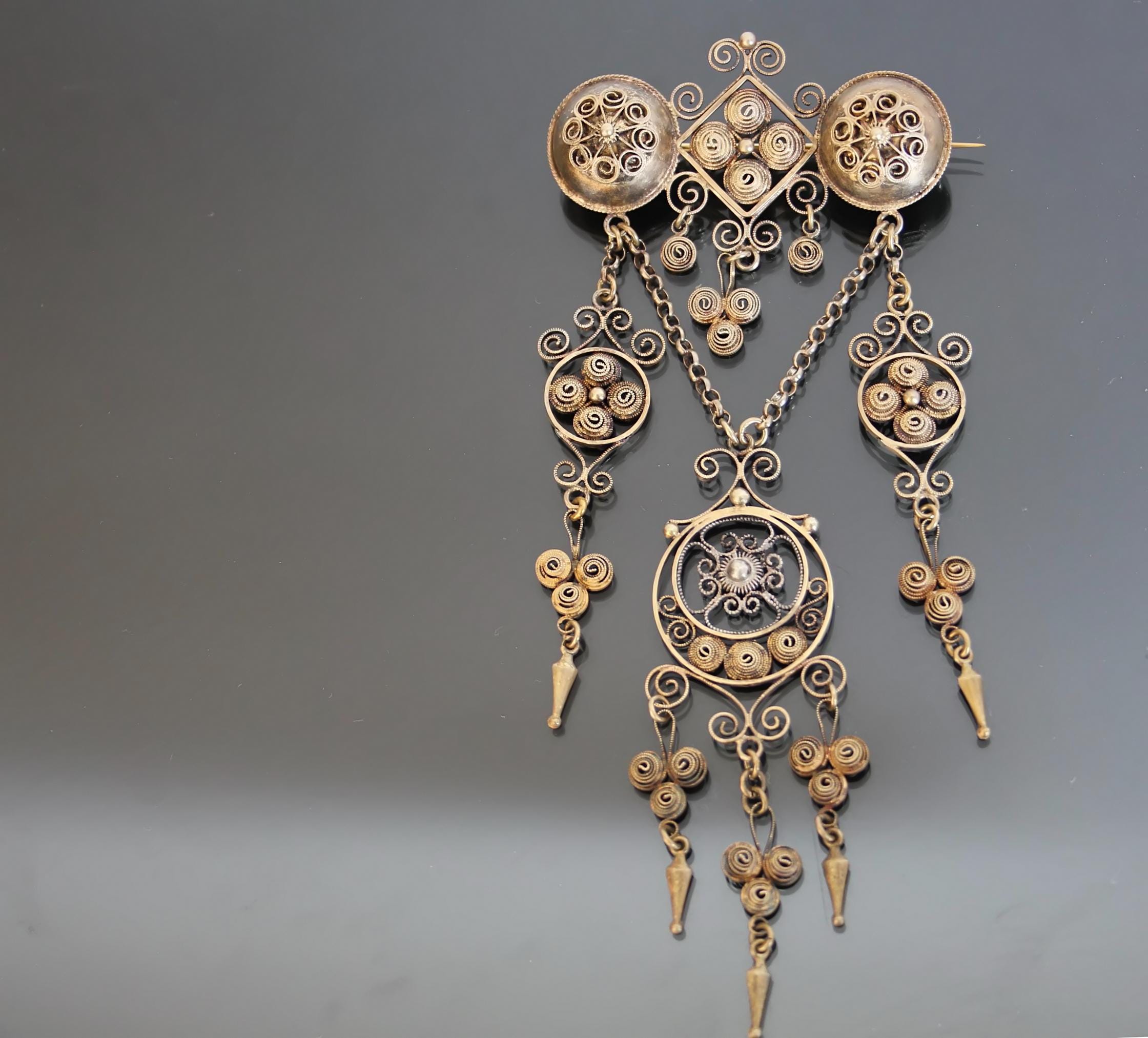 Antique Solje KNUT ANDREAS RASMUSSEN Brooch. Norway Wedding 830