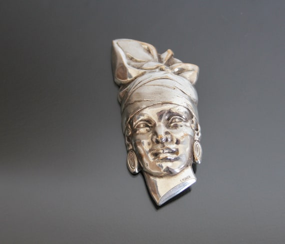 Emile monier brooch african - Gem Emile monier brooch african - Gem