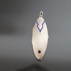 RODI & WIENERBERGER. Art Nouveau Enamel Alpacca Locket. Jugendstil Secession Edwardian Photo