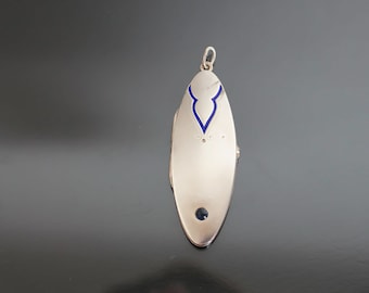 RODI & WIENERBERGER. Art Nouveau Enamel Alpacca Locket. Jugendstil Secession Edwardian Photo