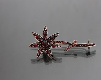 アンティーク ボヘミアン ガーネット ブローチ - Etsy 日本