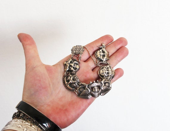 Antique JOSEF SMEJDA Trondheim Bracelet. 800 Silver. Norway 830