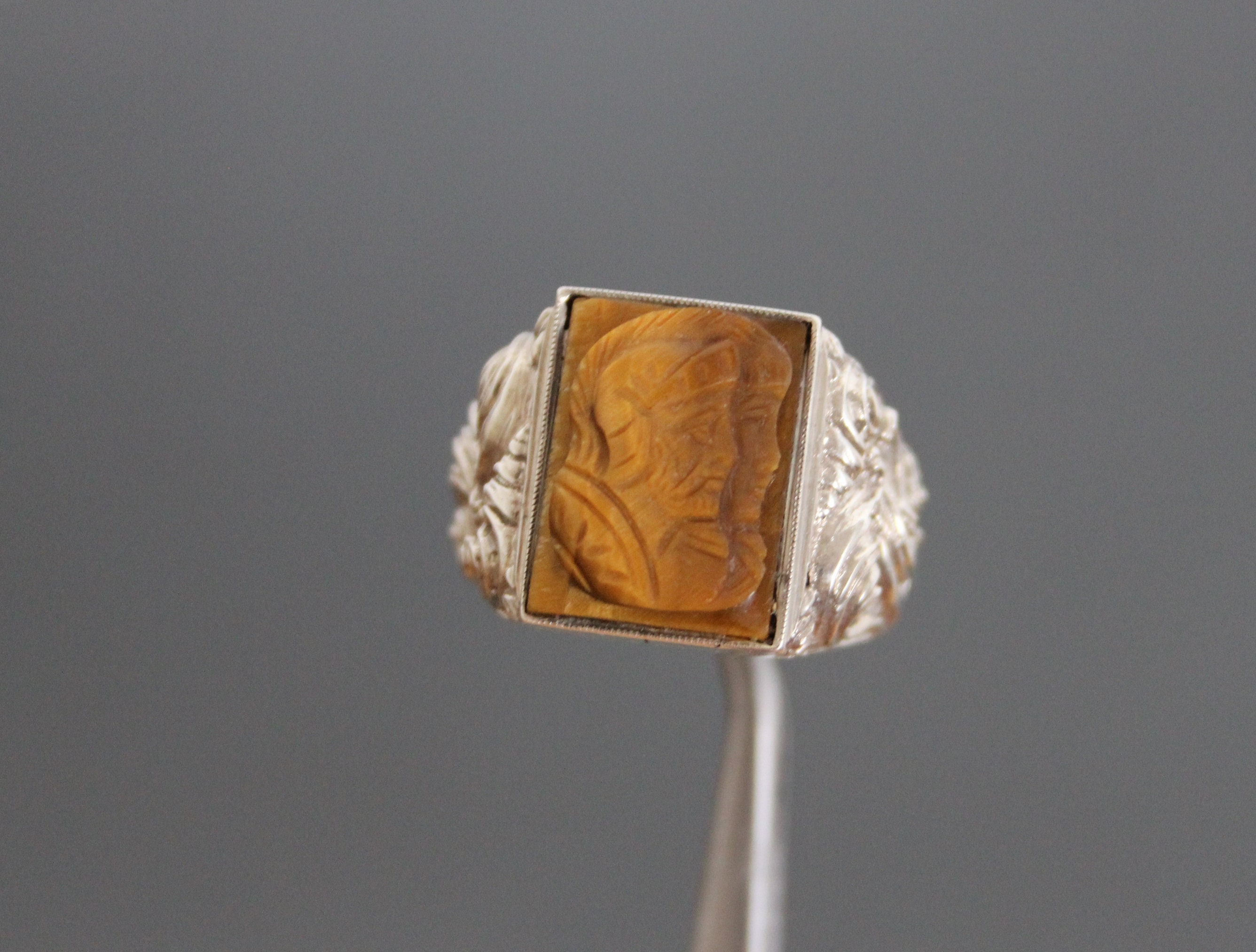 Antique 835 Silver Signet Ring - Etsy