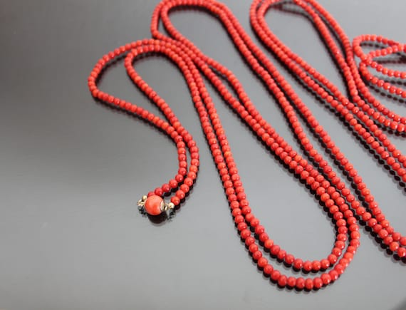 Oxblood 2024 coral jewelry