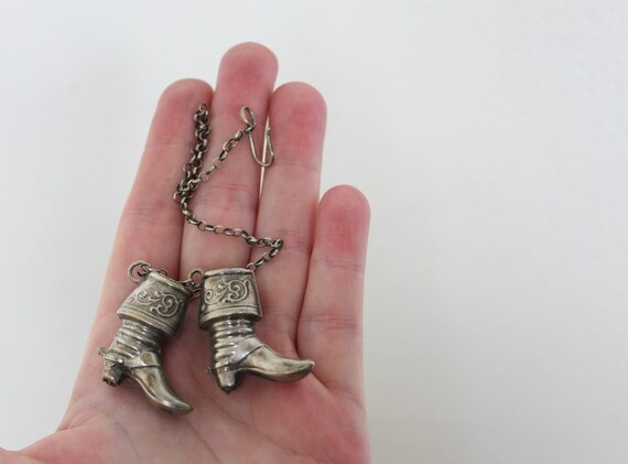 Victorian Mens Soldier Calvary Boots Pendants. 90… - image 7