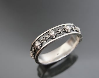 MARKOWITSCH & SCHEID Victoriaanse renaissance-revivalarmband. Lions scharnierarmband. Zilver 800. Antiek.