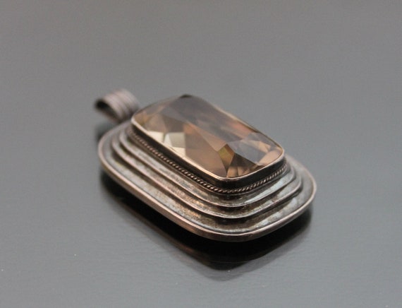 アールデコシトリンペンダントトップ