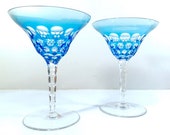 Waterford Simply Blue 2-Piece Martini Glass Set