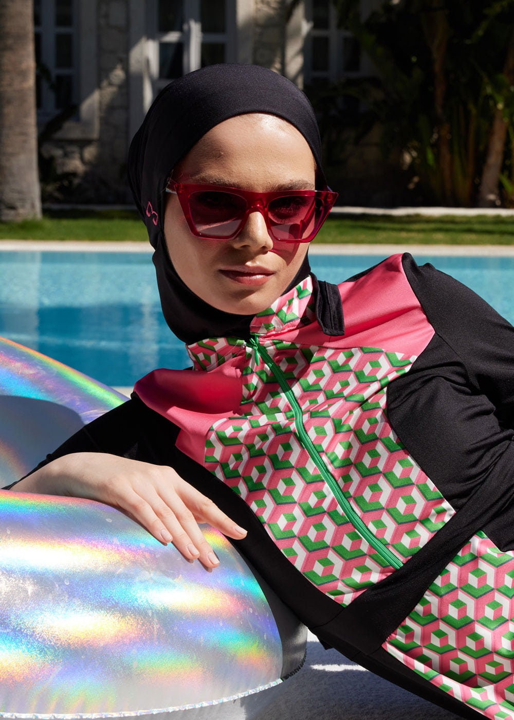 One Piece Burkini Top, Burkini Swimwear, Modest Swimsuit, Islamic
