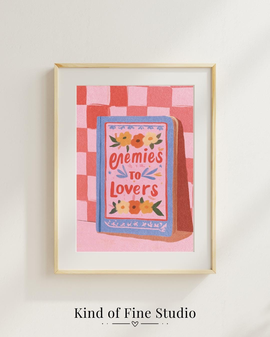 Enemies to Lovers Print, Romance Trope Poster, Book Lover Wall Art ...