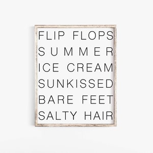 Summer Print Modern Summer Printable Summer Wall Art Beach | Etsy