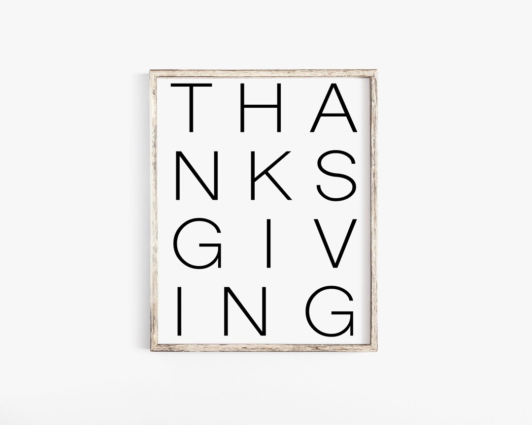 Thanksgiving Printable, Thanksgiving Decor, Fall Printable ...