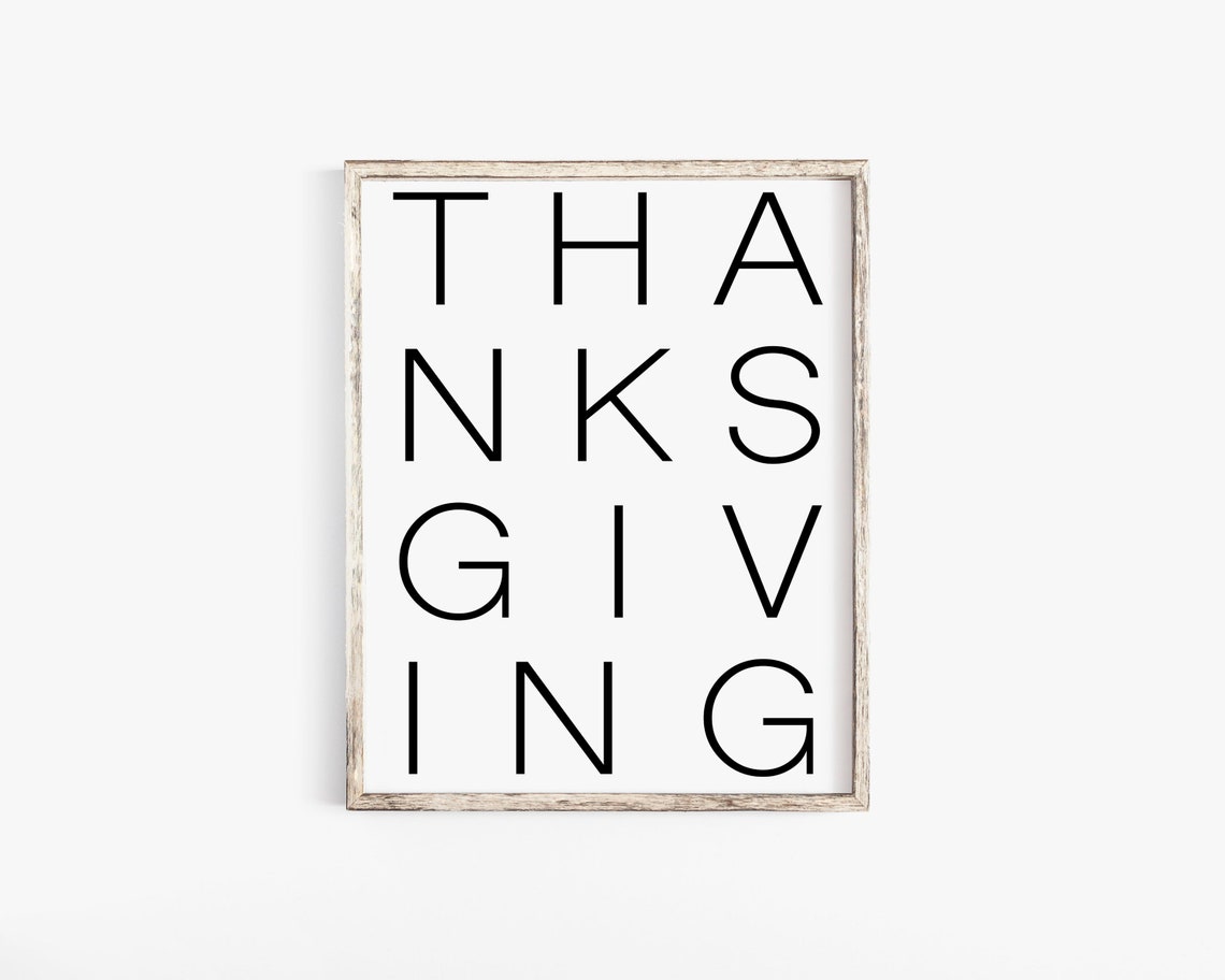 Thanksgiving Printable Thanksgiving Decor Fall Printable - Etsy