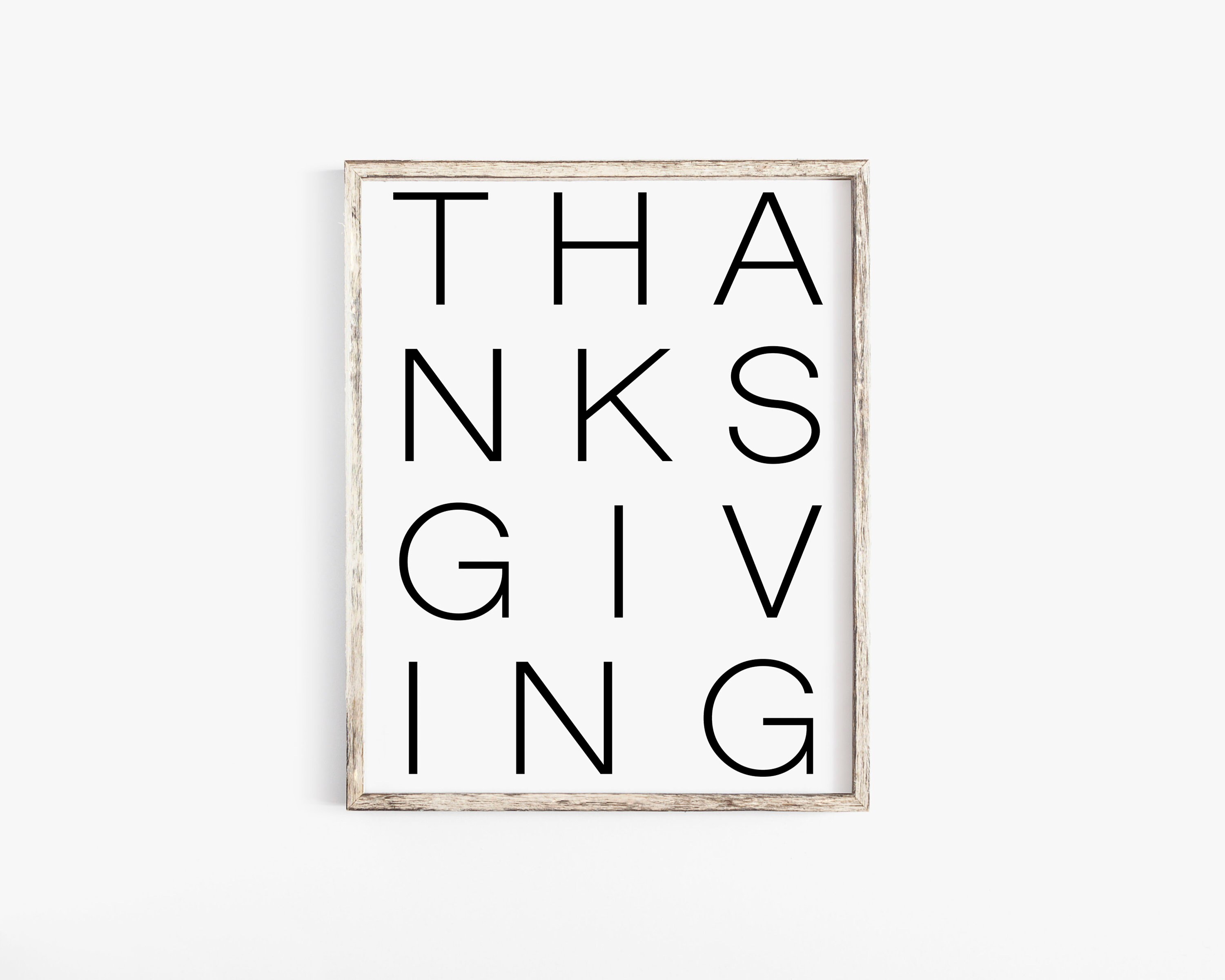 Thanksgiving Printable Thanksgiving Decor Fall Printable | Etsy