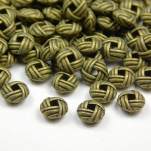 40 Pcs - 6x3mm Antique Bronze Rondelle Metal Spacer Beads - Donut Spacer - Bronze Rondelle - Jewelry Supplies - Craft Supplies