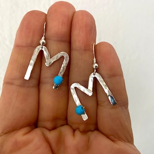 Brincos de gancho com iniciais, ouro ou prata 925, brincos de alfabeto personalizados