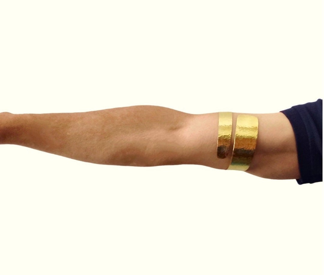 Men Bicep Cuff Bracelet, Men Upper Arm Band, Gold Men Armlet Etsy