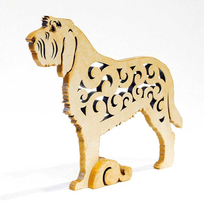 Spinone Italiano figurine statue made of wood MDF Etsy