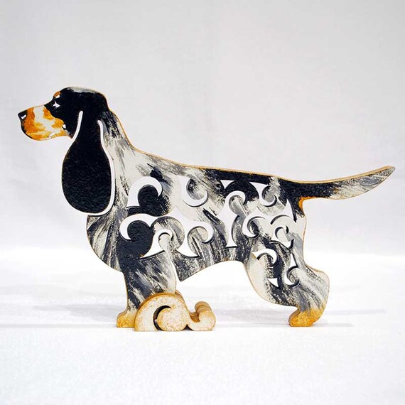 working cocker spaniel figurines