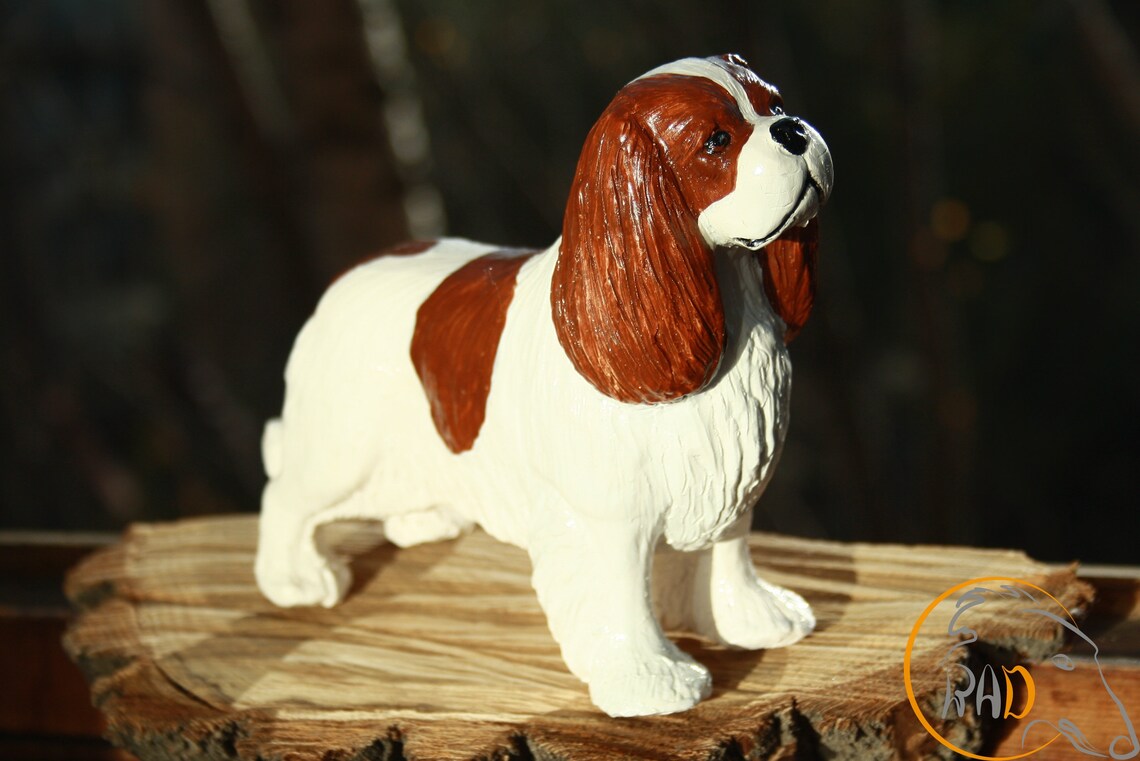 Cavalier King Charles Spaniel statue figurine handmade of | Etsy