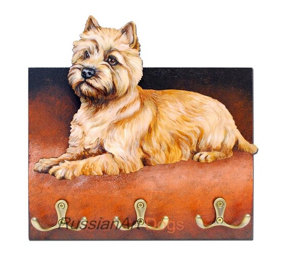 Cairn Terrier dog Hanger / holder leashes ANY COLOR figurine Etsy