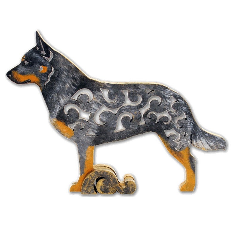 Australian Cattle Dog Heeler figurine dog statue made of Etsy