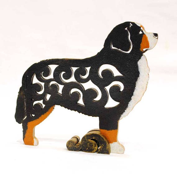 bernese mountain dog statue
