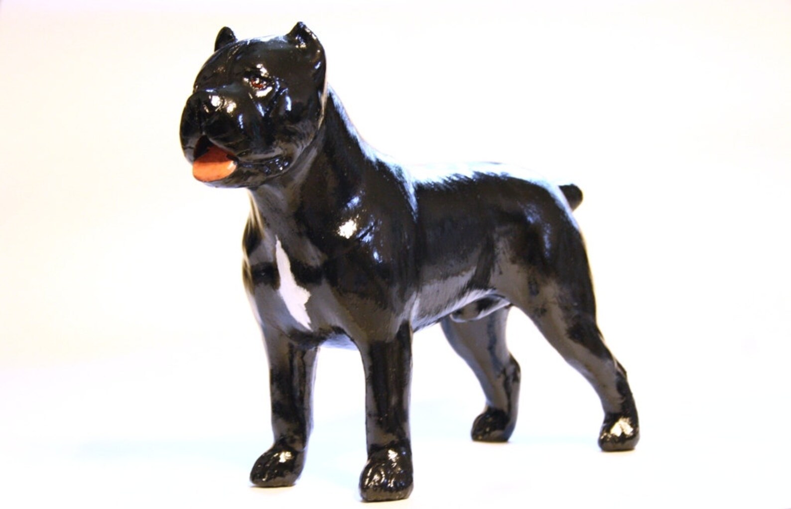 Cane Corso statue figurine handmade of ceramic statuette Etsy