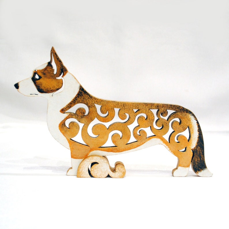 welsh corgi statues