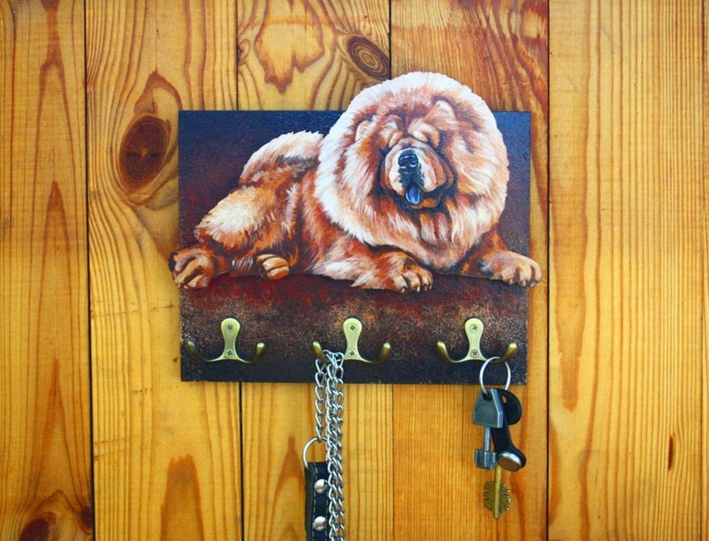 Mastino Napoletano dog Hanger holder leashes ANY COLOR rack key of wood tinted acrylic paint and lacquer Neapolitan Mastiff handmade