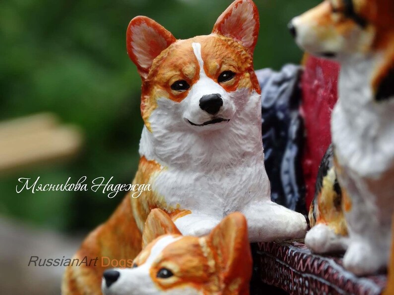 welsh corgi figurines
