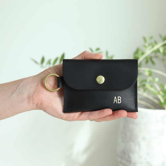 Minimalist wallet with keychain, wallet with card holder