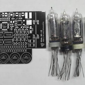 Nixie tube handwatch. PCB with IN-16 Tubes
