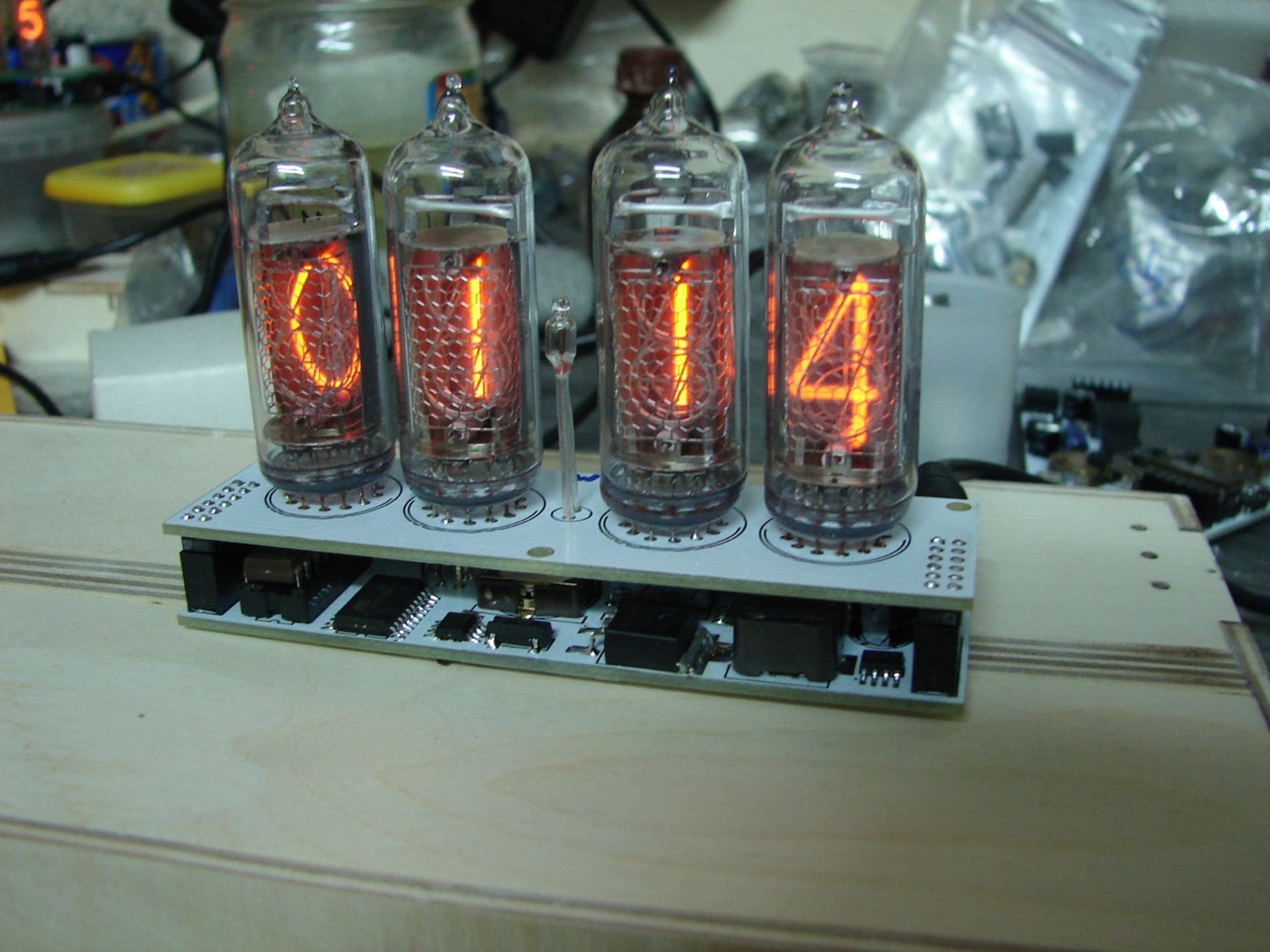 Assembled Nixie Tube IN-14 Clock Kit 2.3 - Etsy