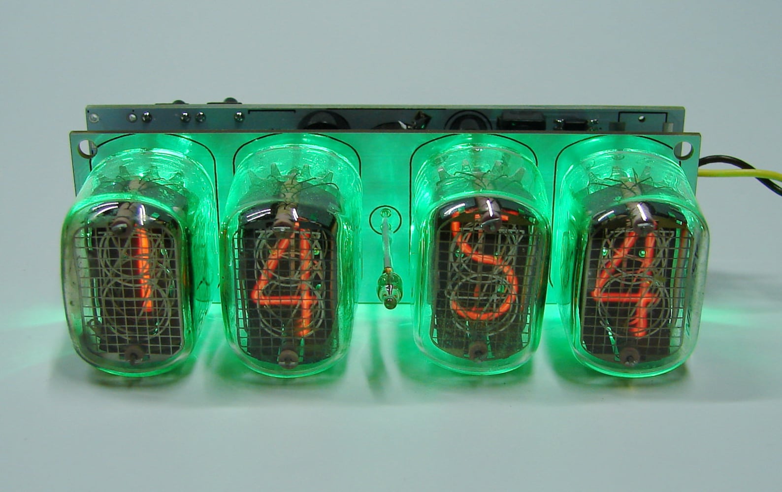 Nixie Tube Clock assembled Kit 2.3 Witch IN12 Tube Green Etsy