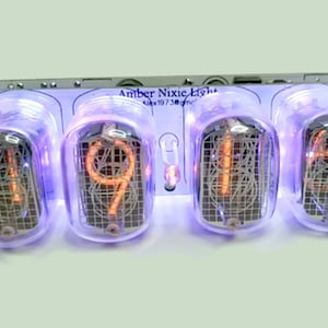 Nixie tube clock (assembled kit) 2.3  witch IN-12 tube RGB backlight