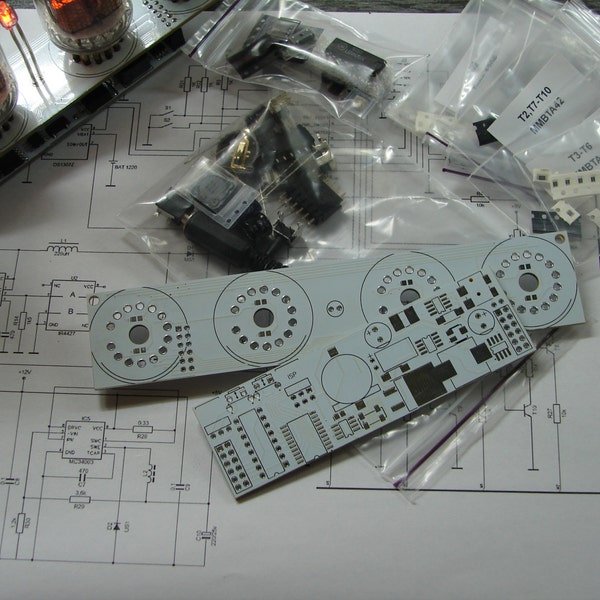 Nixie tube clock DIY kit 2.3 for IN-4 tube (tube and tube socket is not included)