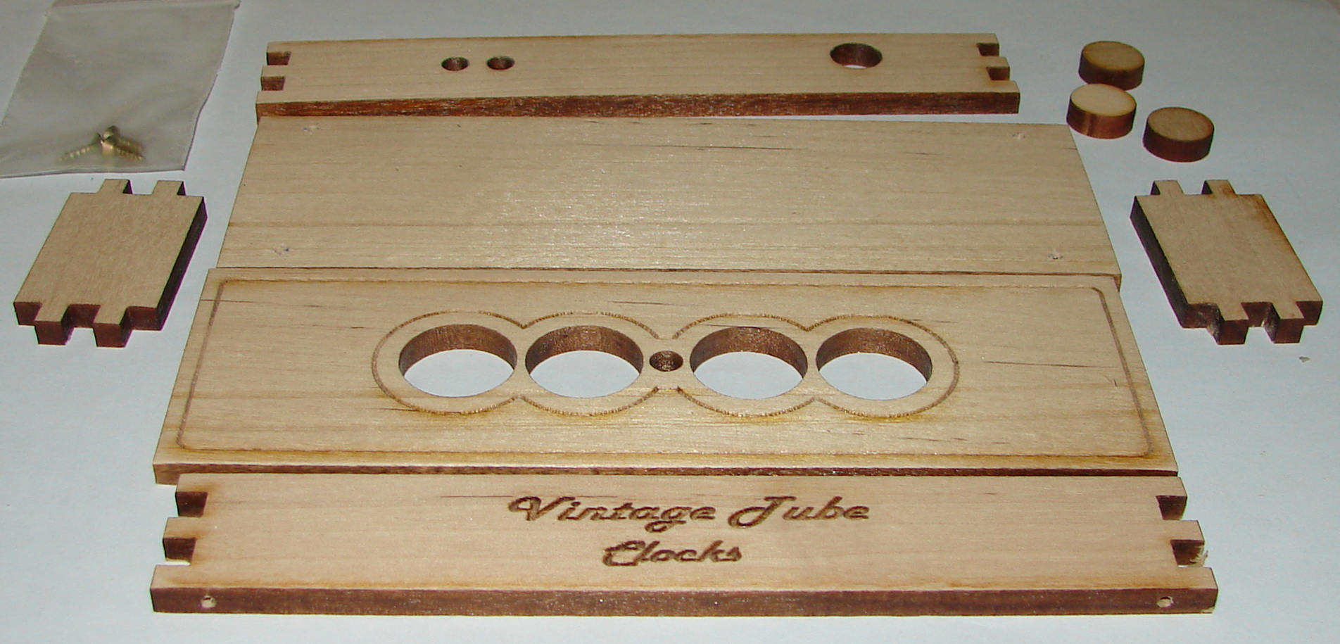 Nixie Tube Clock Kit 2.3 With IN-14 Tubes in Wood Box With DIY Alder ...