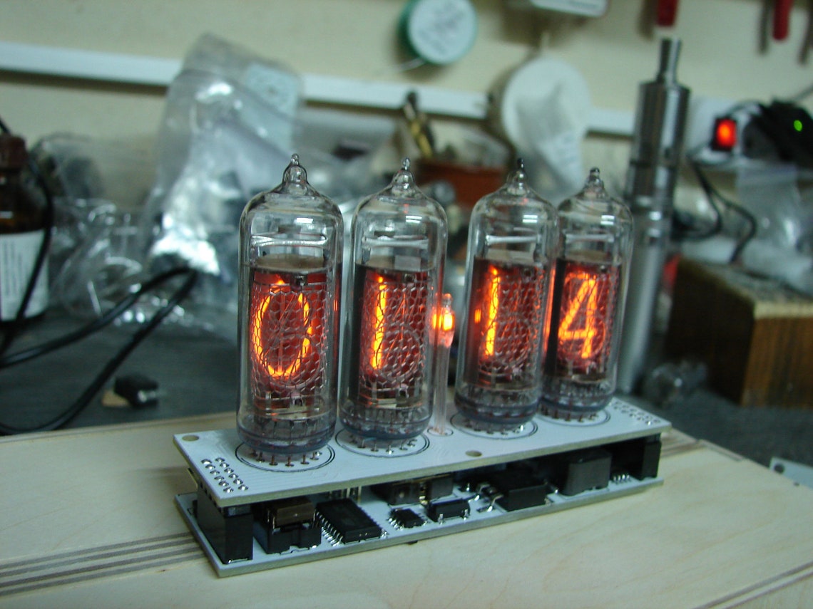 Assembled Nixie Tube IN14 Clock Kit 2.3 Etsy