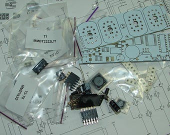 Nixie tube clock kit 2.3 for in-12 tube (Without tube)