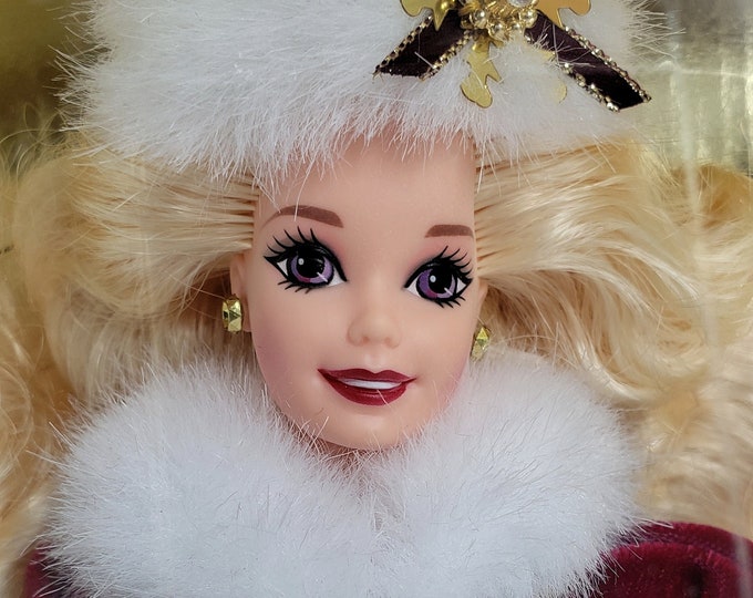 Mattel Holiday Visions Barbie Doll Vintage Holiday Barbie Doll Etsy