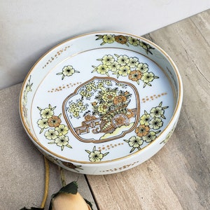 Vintage Gold Imari Footed Plate 5-1/2&quot;/Hand Painted Porcelain-Made in Japan/Japanese Collectible/Home & Living/Unique Gift/FREE Shipping